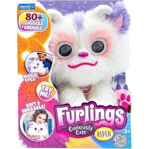 White and Purple Plush Toy